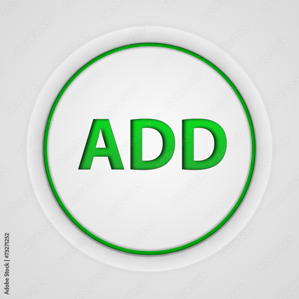 add circular icon on white background add circular icon on white background