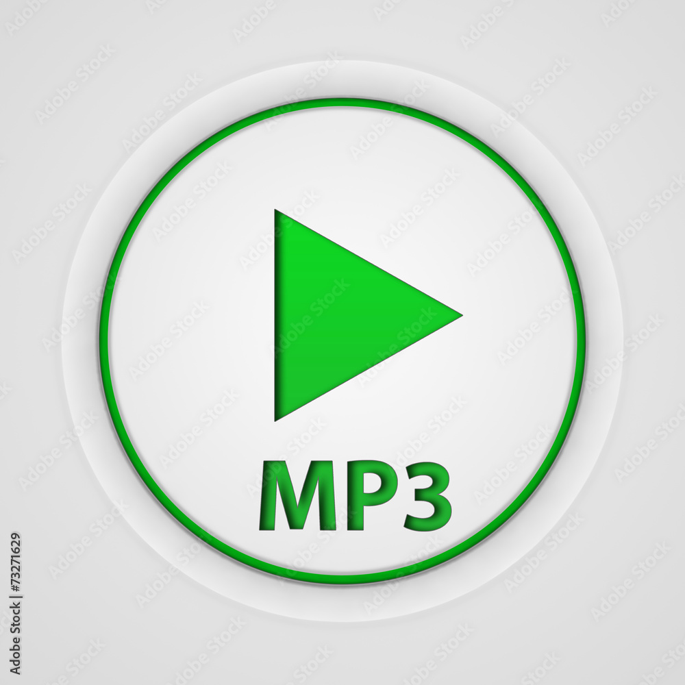 music circular icon on white background music circular icon on white background