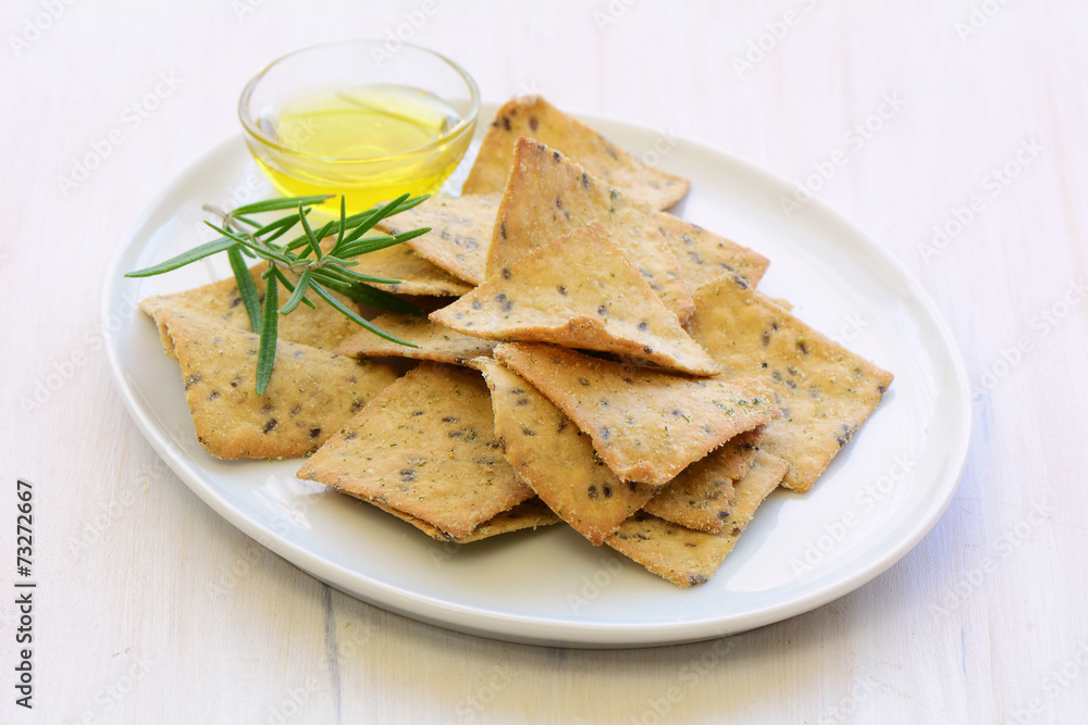 Gluten free rosemary olive oil crackers Gluten free rosemary olive oil crackers