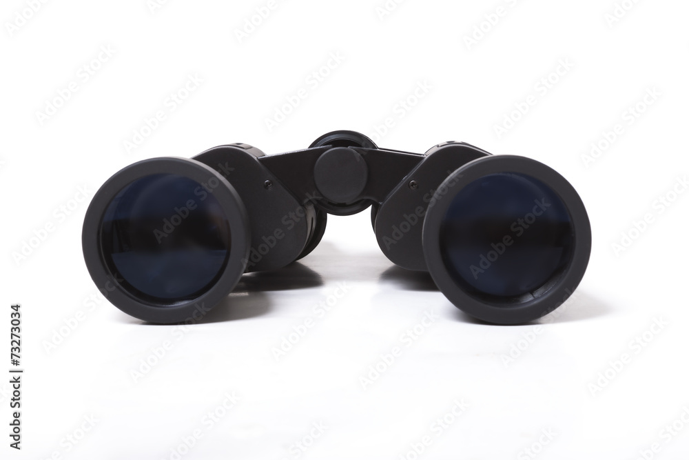 black binocular isolate on white background black binocular isolate on white background