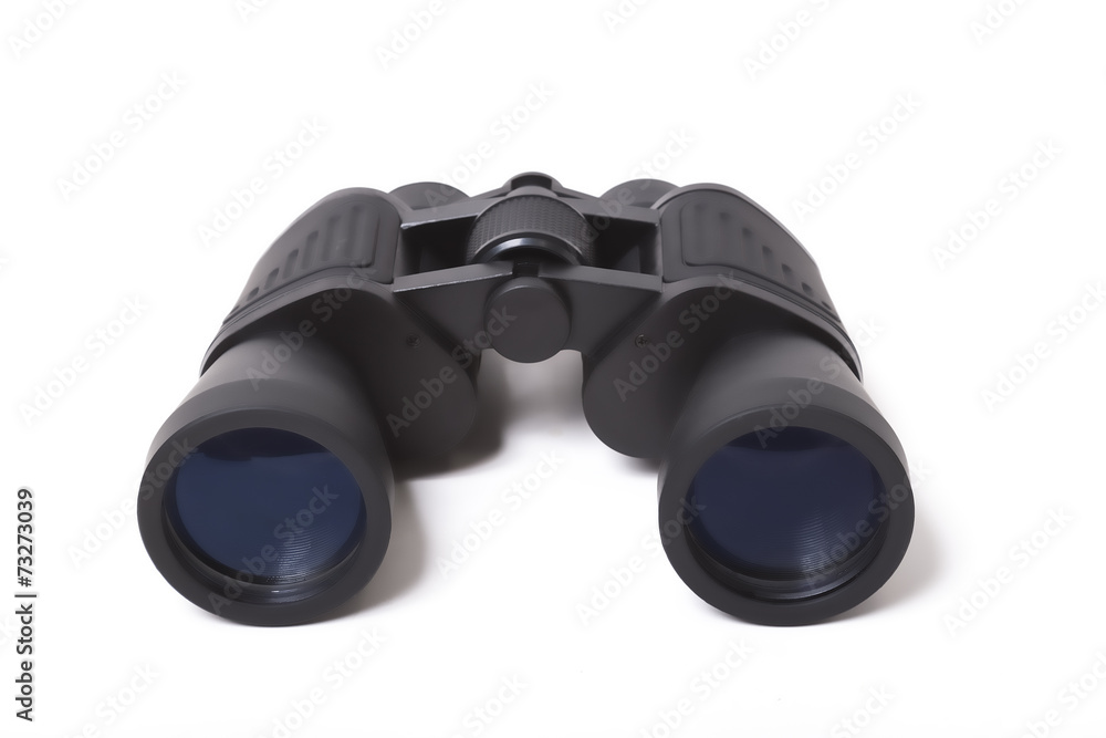 black binocular isolate on white background black binocular isolate on white background