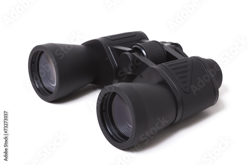 black binocular isolate on white background