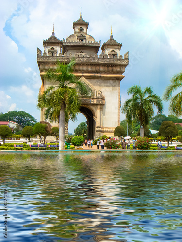 Patuxai Gate In Vientiane