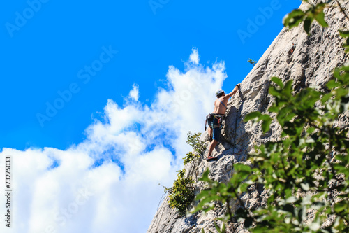 Mountaineer - mountain Nago-Torbole, Italy