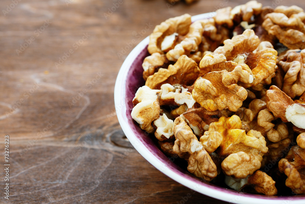 walnuts in a bowl walnuts in a bowl