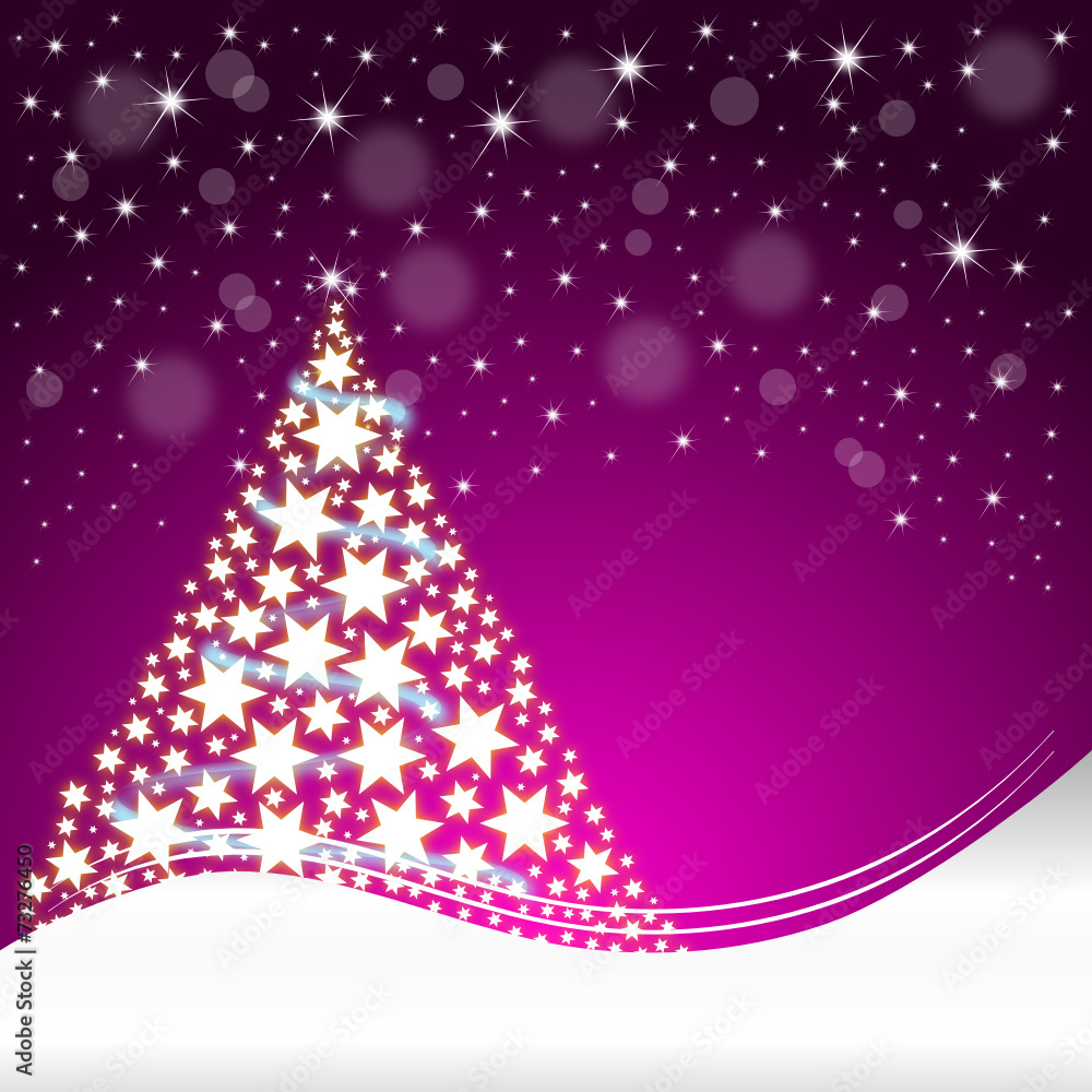 Weihnachtskarte mit Weihnachtsbaum Weihnachtskarte mit Weihnachtsbaum