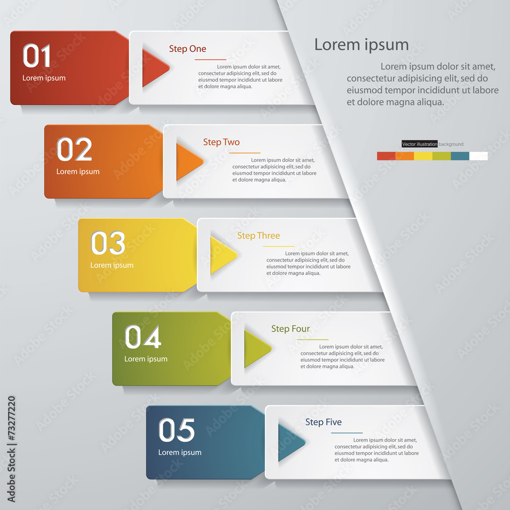Design clean number banners template. Vector. Design clean number banners template. Vector.