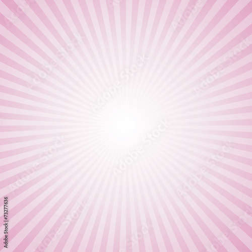 Sunburst Pattern. Radial background. Pink Color.