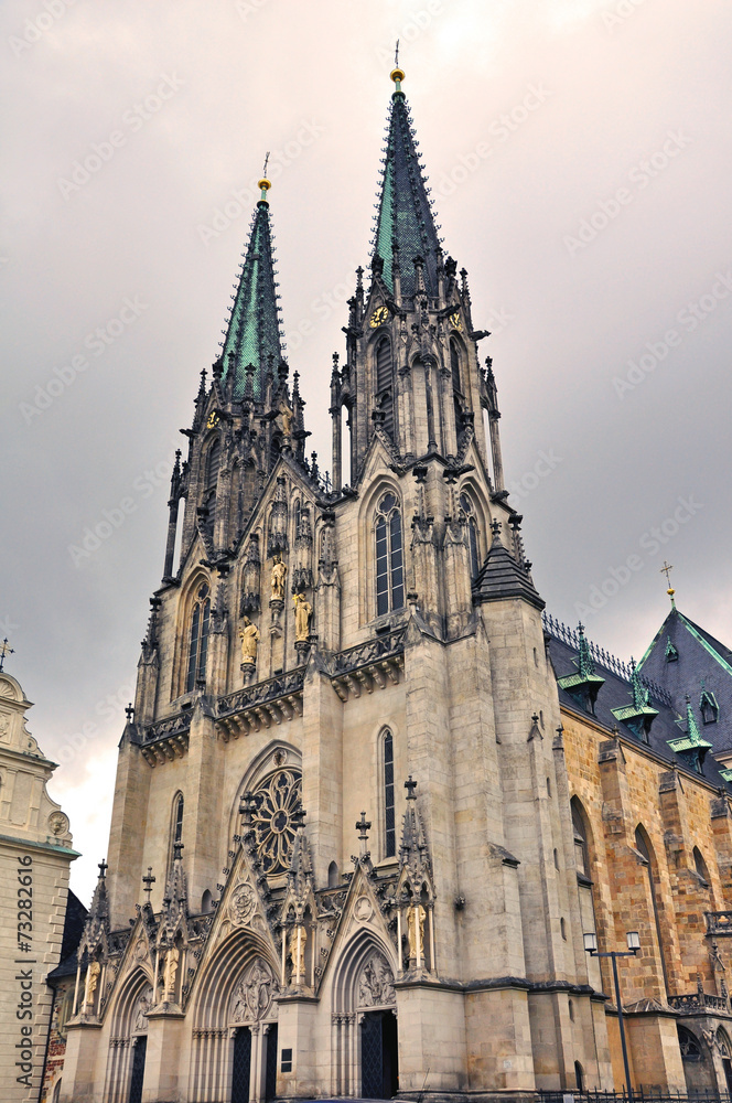 St. Wenceslas Cathedral in Olomouc, Czech St. Wenceslas Cathedral in Olomouc, Czech