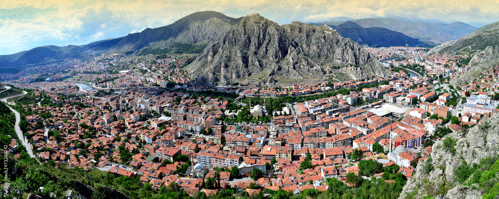 Naklejka premium Amasya City in Turkey