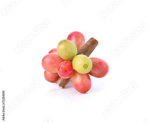 coffee beans isolated on white background