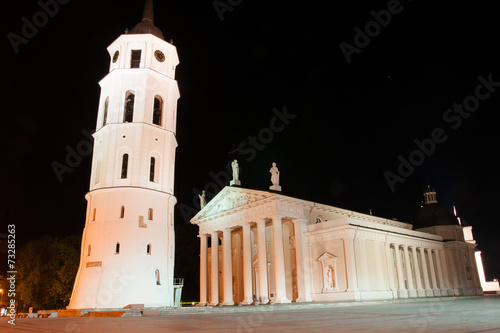 Night church in Vilnius