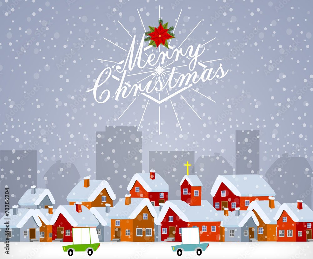 Fototapeta premium Christmas City