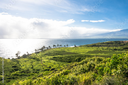 The coast of North West Maui, Hawaii