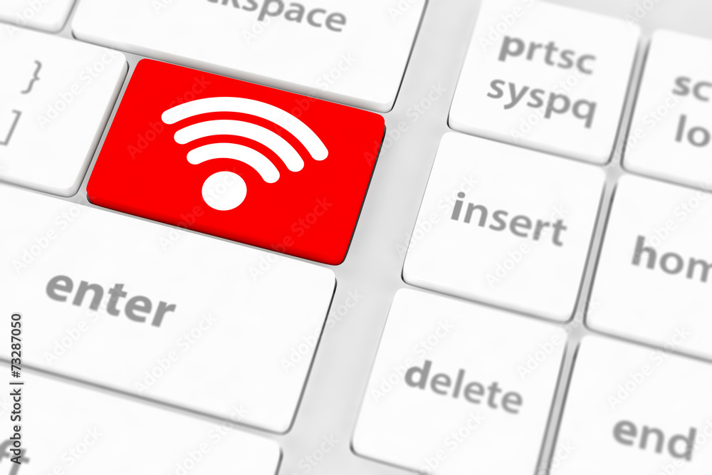 wifi concepts, with message on enter key of computer keyboard. wifi concepts, with message on enter key of computer keyboard.