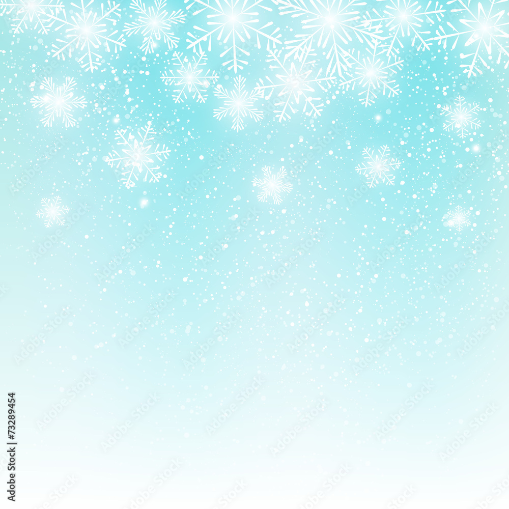 Abstract snowflake background for Your design Abstract snowflake background for Your design
