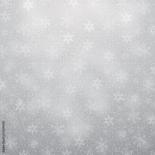 christmas background with snowflakes