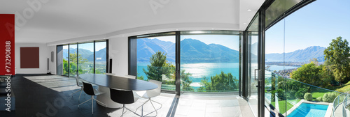 Modern living room panoramic