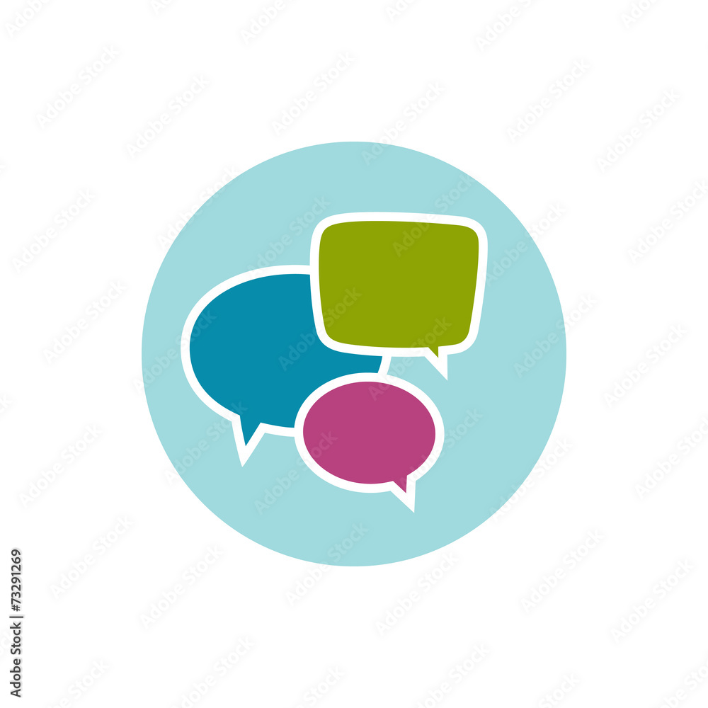 Speech bubble icon, vector illustration Speech bubble icon, vector illustration