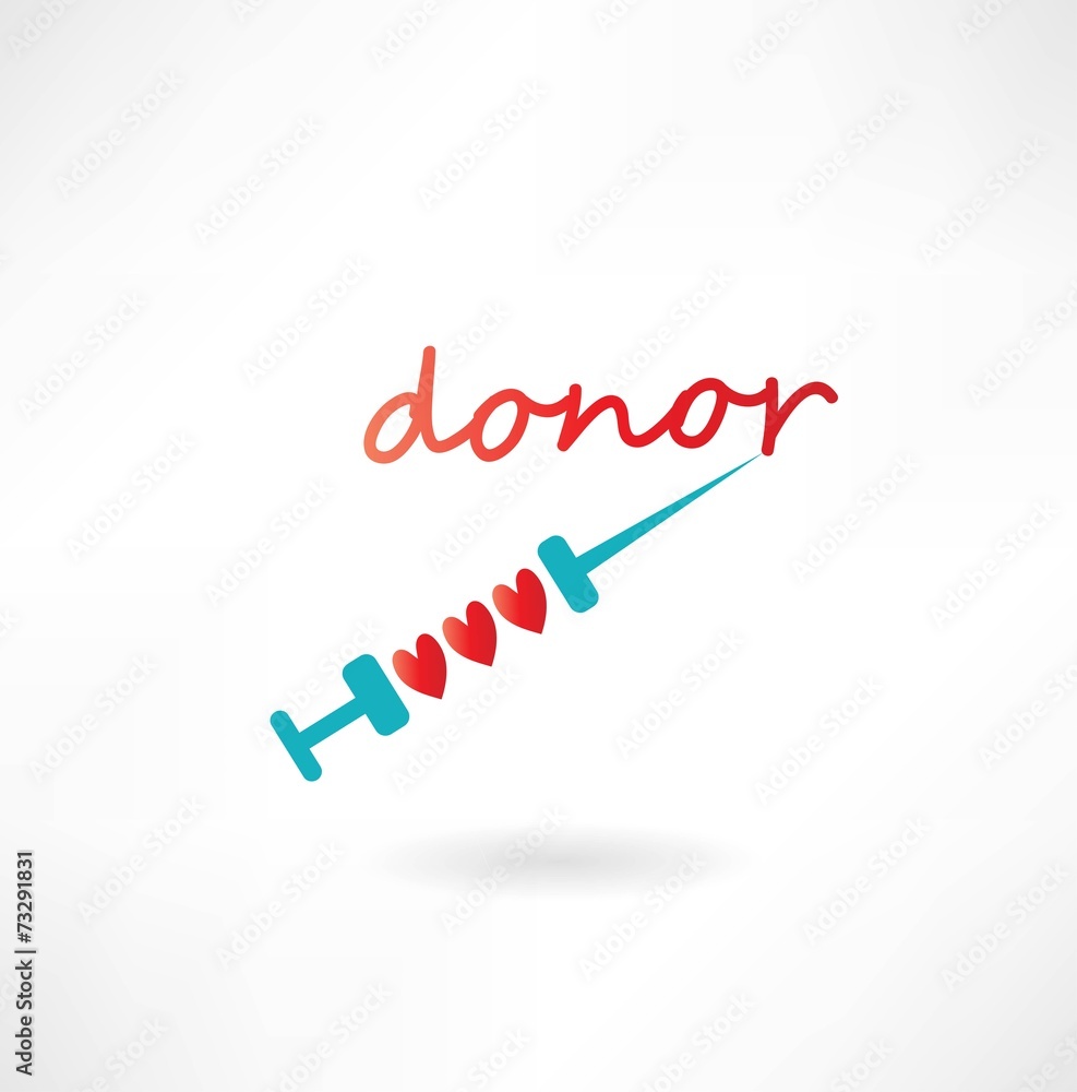 Blood Donation Concept Illustration