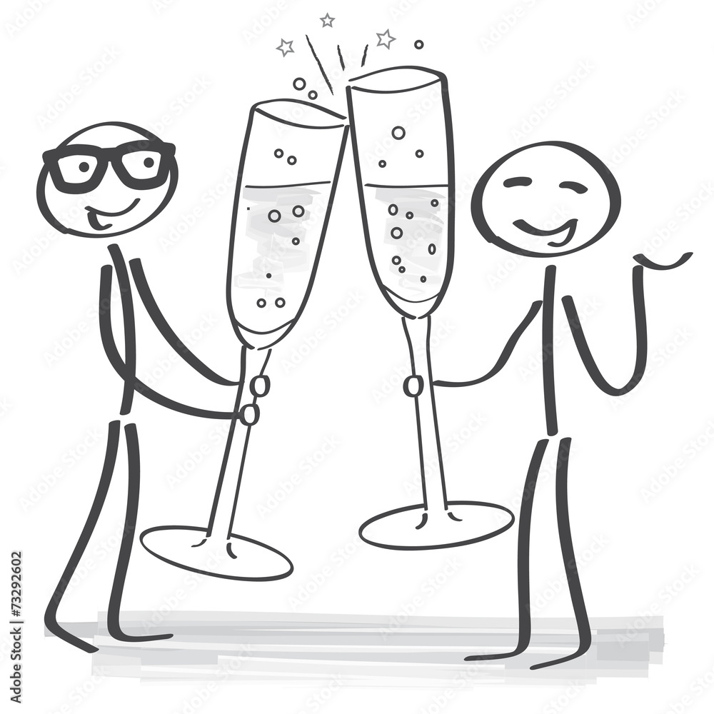 Mit Sekt Anstoßen Stock GamesAgeddon