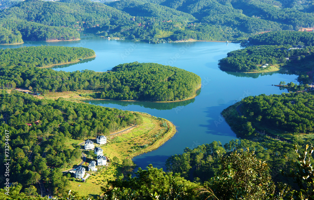 Fantastic landscape, eco lake, Vietnam travel Fantastic landscape, eco lake, Vietnam travel