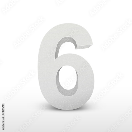 white texture number six