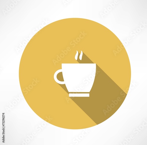 Coffee cup, steam icon