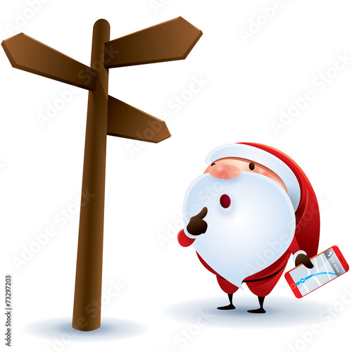 Santa Claus finding location