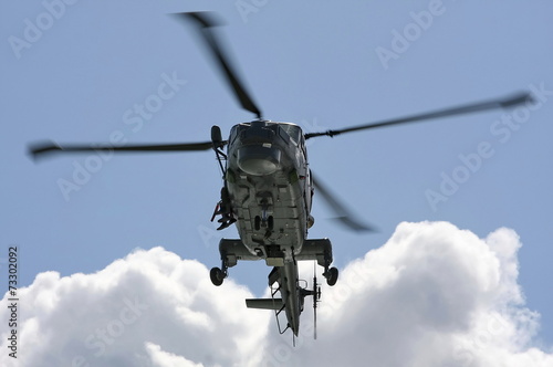 Fototapeta Naklejka Na Ścianę i Meble -  Naval helicopter on training mission