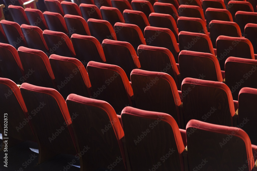 Fototapeta premium Theatre chairs