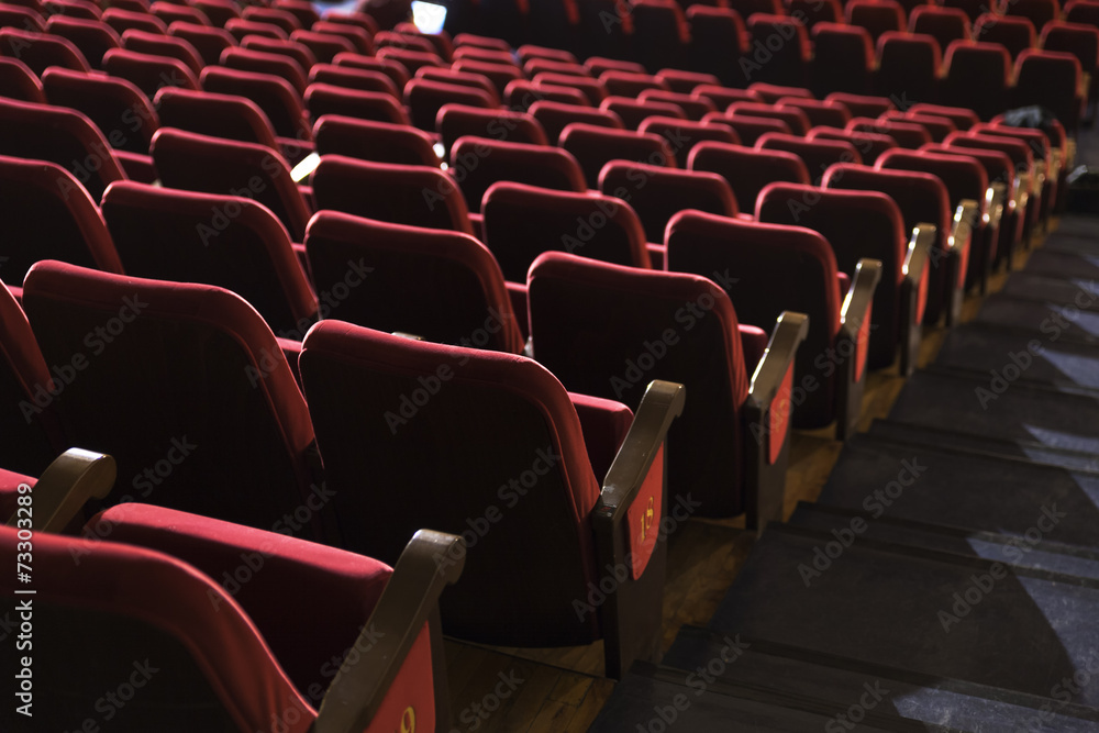 Fototapeta premium Theatre chairs