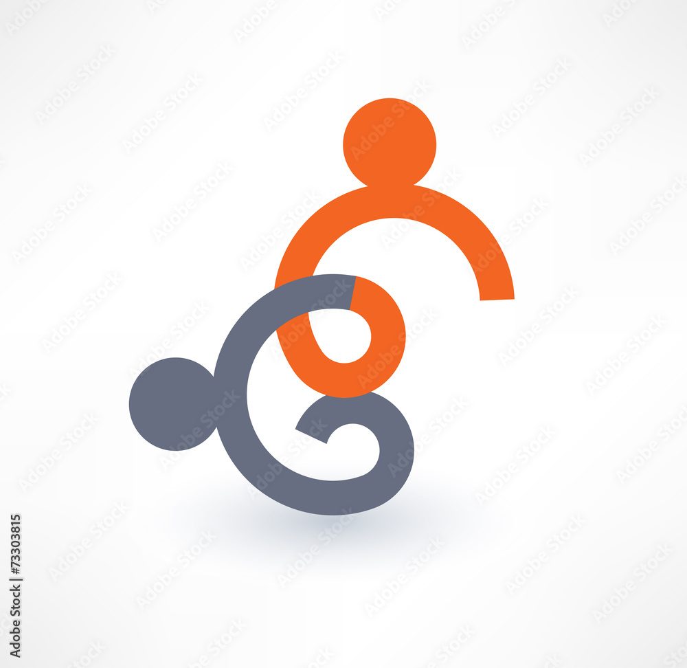 Cooperation and partnership, handshake icon. Logo design. Cooperation and partnership, handshake icon. Logo design.