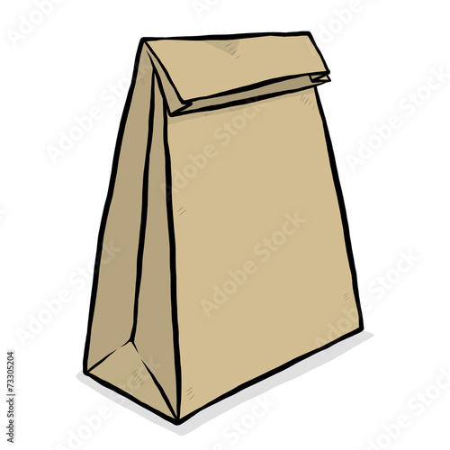 brown paper, packaging bag