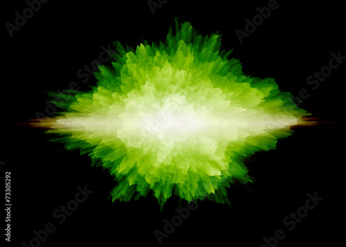 green explosion
