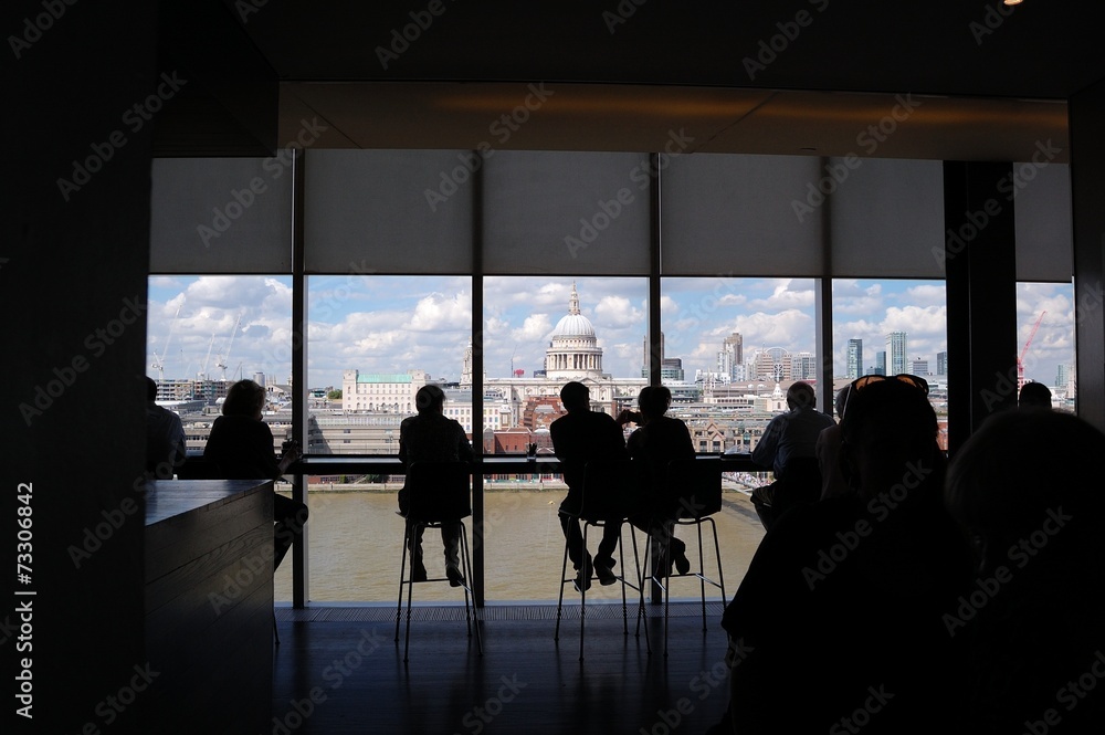 London skyline da Tate Modern London skyline da Tate Modern