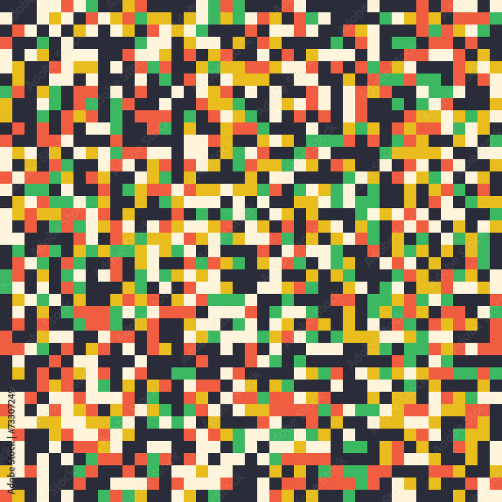 An abstract pixel pattern background