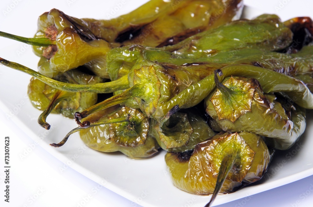 Fried Italian pointed peppers © Arena Photo UK Fried Italian pointed peppers © Arena Photo UK