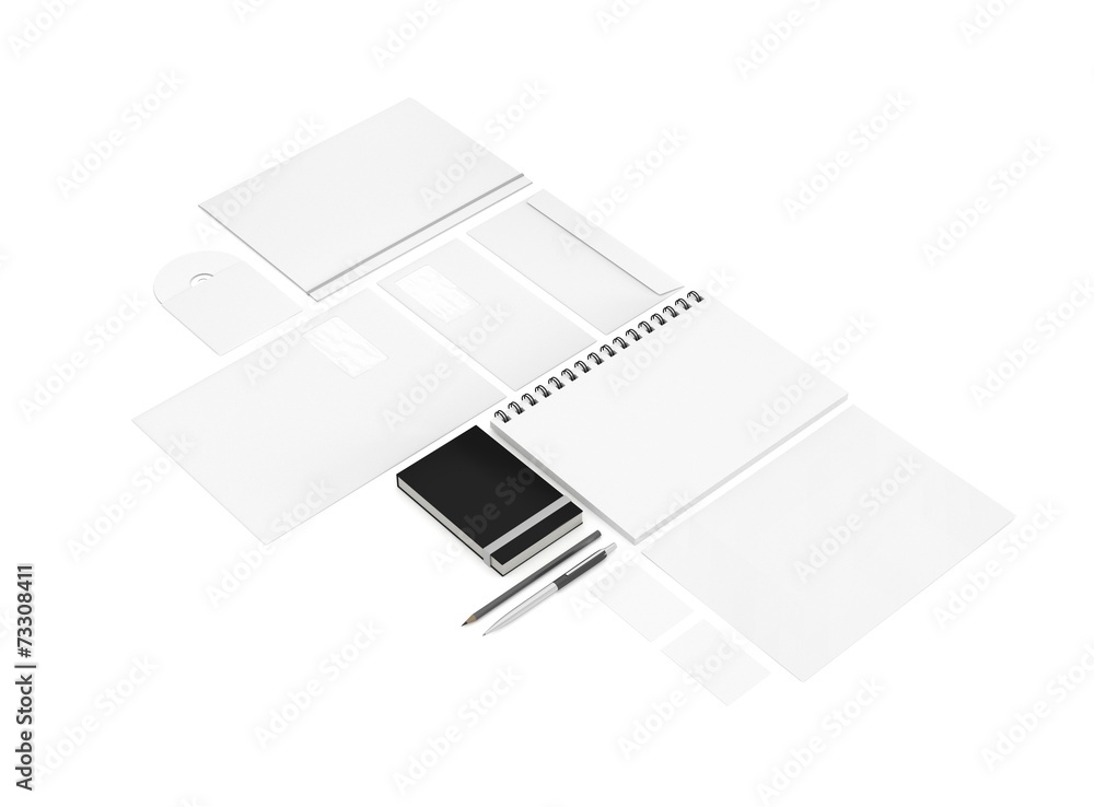Geschäftspapiere Visitenkarte Briefpapier weiß Geschäftspapiere Visitenkarte Briefpapier weiß