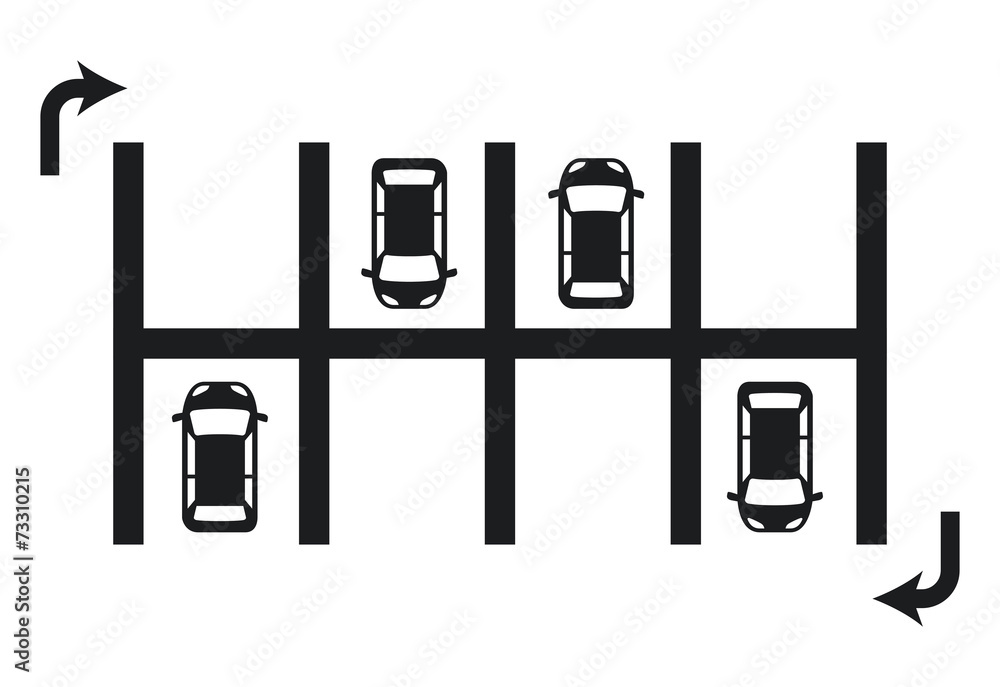 Fototapeta premium parking design