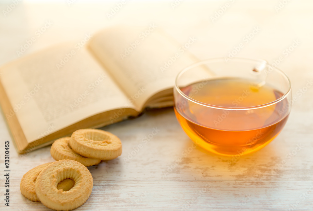 Book and Cup of tea