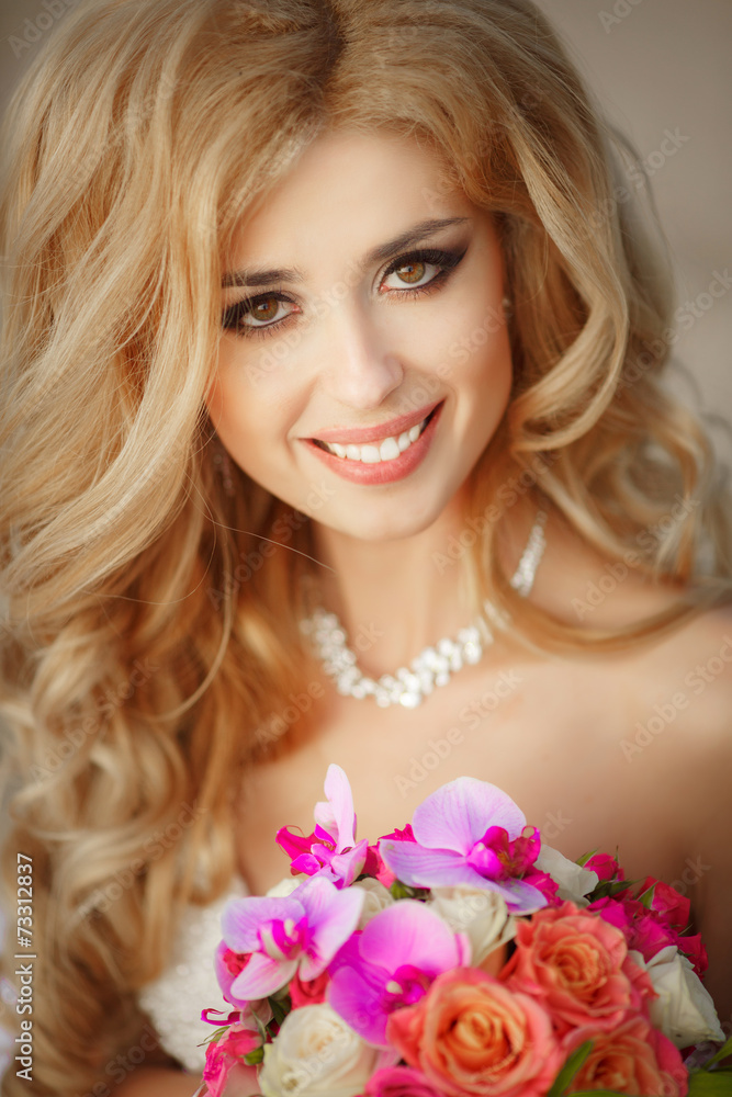 Gorgeous bride weddind day marriage Gorgeous bride weddind day marriage