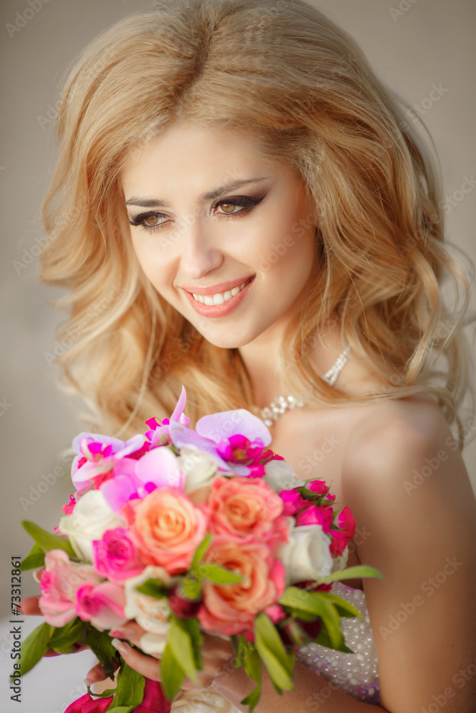 Gorgeous bride weddind day marriage Gorgeous bride weddind day marriage