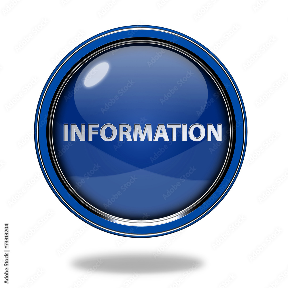 information circular icon on white background information circular icon on white background