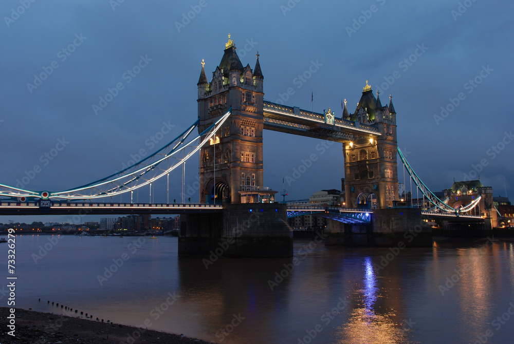 City of London and Tower Bridge