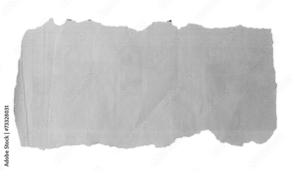 Torn paper isolated on white background Torn paper isolated on white background