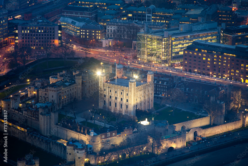 Tower of London at Night, england, uk