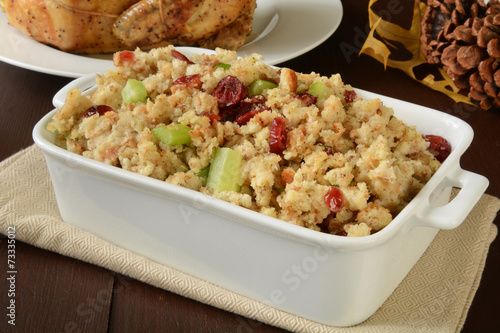 chicken stuffing with cranberry