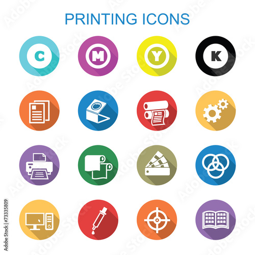 printing long shadow icons