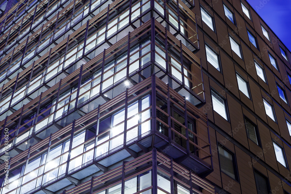 Windows of Skyscraper Business Office, Corporate building in Lon Windows of Skyscraper Business Office, Corporate building in Lon